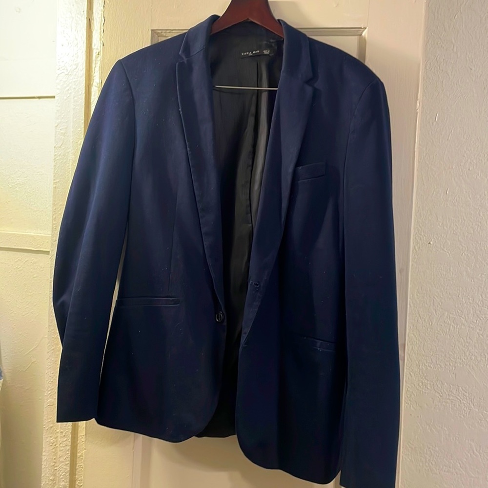 Zara Basic Blue Blazer